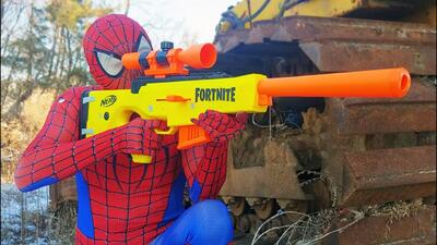 کارتون نبرد مرد عنکبوتی و اسپایدرمن | spiderman | مرد عنکبوتی و تمرینات نجات!
