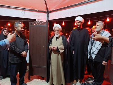 بازدید نماینده ولی فقیه در استان از موکب «زندگی با آیه‌ها» در قصرشیرین