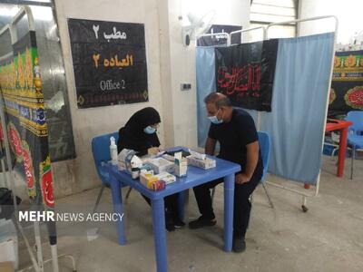 معاینه بیش از ۲۷ هزار زائر اربعین در شلمچه