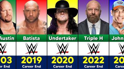 مروری بر کشتی‌گیران بازنشسته WWE از سال 1980 تا 2025؛ با حضور آندرتیکر، هالک هوگن، تریپل اچ و جان سینا - پارس فوتبال