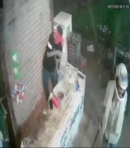 فیلم واکنش سریع فروشنده مقابل سارقان مسلح