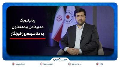پیام تبریک سیدروح‌اله علیپور یزدی به مناسبت روز خبرنگار/هم‌افزایی رسانه و بیمه، زمینه‌ساز آگاهی و امنیت اجتماعی است