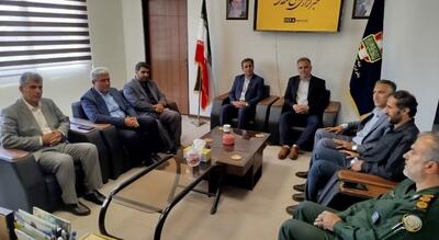 بازدید رئیس سازمان جهاد کشاورزی گیلان از خبرگزاری و موزه دفاع مقدس در راستای کنگره 8000 شهید استان