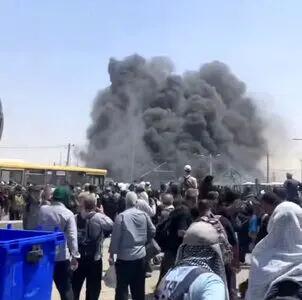 آتش‌سوزی مرگبار موکب در مرز مهران