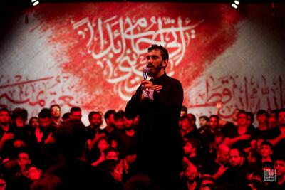 رجزخوانی مهدی رسولی در راهپیمایی اربعین