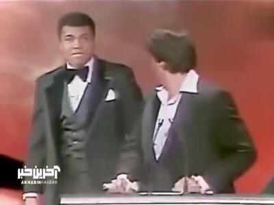 بوکس جالب سیلوستر استالونه با محمد علی کلی!