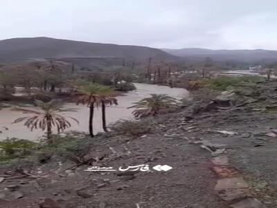 باران مونسونی در بشاگرد