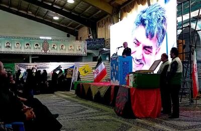 تجدید بیعت مردم اقلید فارس «زادگاه شهید اقتدار» با آرمان‌های مقاومت در چهلمین روز شهادت حاج یونس