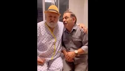اکبر عبدی به علت سکته مغزی خفیف در بیمارستان بستری شد (فیلم)