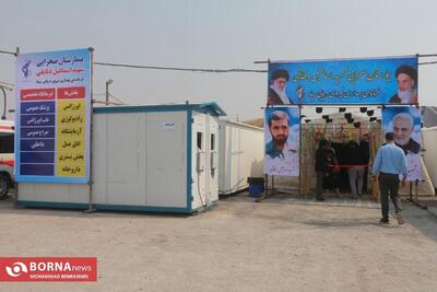 افتتاح بیمارستان صحرایی شهید اسماعیل دقایقی  در شلمچه