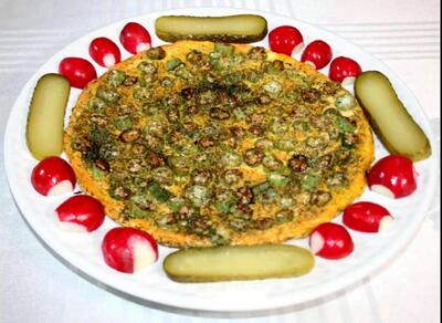 طرز تهیه املت بامیه خوشمزه و ساده