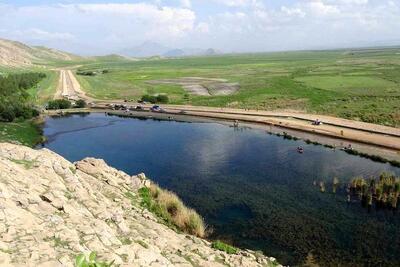 احتمال خشک‌شدن  تالاب «هشیلان» تا ۲۰ روز دیگر / تنها یک سوم «سراب نیلوفر» آب دارد