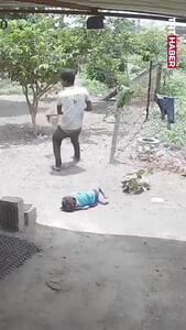 حمله هولناک سگ درنده به یک کودک