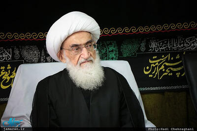 استقبال آیت الله العظمی نوری همدانی از انتصاب علی لاریجانی به دبیری شورای عالی امنیت ملی