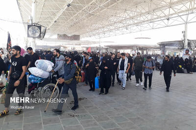 رکوردشکنی تردد زائرین اربعین از مرز مهران
