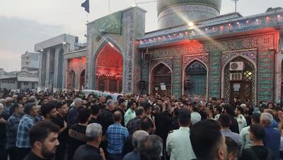 تشییع باشکوه شهید مدافع امنیت «مجید کاظم پور» در آستانه اشرفیه