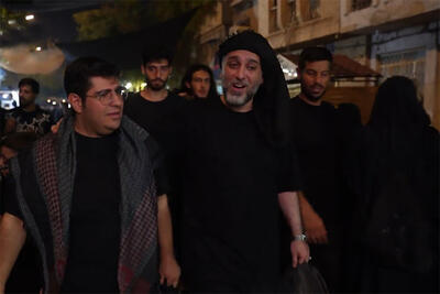 احسان مهدی و آزاده آل‌ایوب در پیاده‌روی اربعین؛ برنامه شبانه نوجوانانه