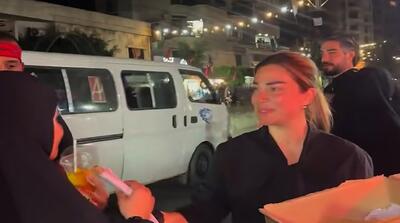 خدمت‌رسانی مایا صباغ مدل لبنانی در اربعین