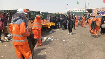 جمع آوری چهارصد تن پسماند از معابر منتهی به مرز مهران