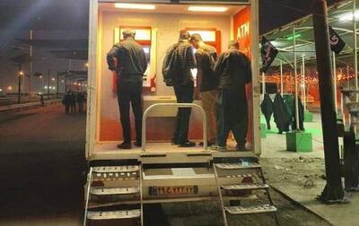 استقرار خودپردازهای سیار بانک ملت در مناطق مرزی با کشور عراق