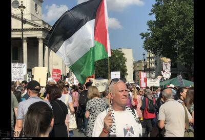 بازداشت بیش ۵۳۰ نفر در لندن به دلیل حمایت از فلسطین