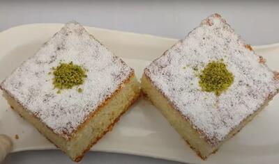 طرز تهیه کیک نارگیلی کافی شاپی بسیار خوشمزه / کیک کافی شاپی اصل