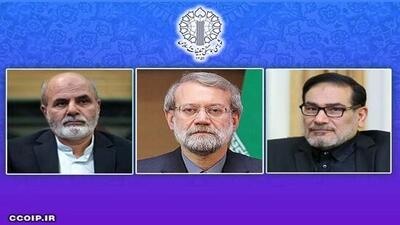 پیام‌ تبریک موسی‌پور به لاریجانی، احمدیان و شمخانی