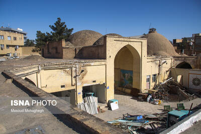 آزادسازی محدوده کاروانسرای شاه‌عباسی سمنان 