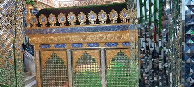 ضریح جدید امامزاده ابراهیم(ع) آمل رونمایی شد