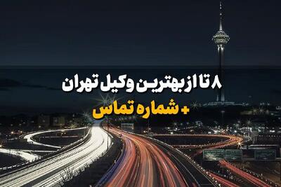معرفی ۸ وکیل برتر تهران+ شماره تماس
