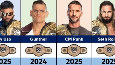 تمام قهرمانان فرمت جدید کمربند سنگین وزن WWE از سال 2023 تا 2025؛ با حضور سث رالینز، سی ام پانک و گونتر - پارس فوتبال