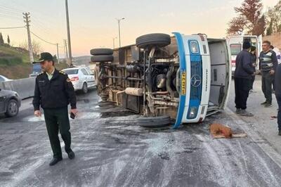 یک فوتی و ۲۶ مصدوم در پی حادثه رانندگی در پارس‌آباد اردبیل (۱۹ مرداد ۱۴۰۴)