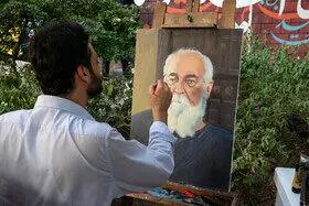 عکس هایی از مراسم سالگرد درگذشت هوشنگ ابتهاج