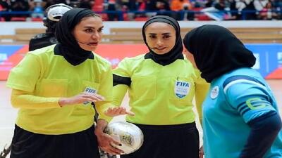 قضاوت فتحی و ناظمی در جام جهانی فوتسال بانوان