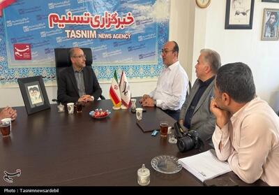 حضور مدیرکل دامپزشکی استان اردبیل در نمایندگی خبرگزاری تسنیم- عکس صفحه استان تسنیم | Tasnim