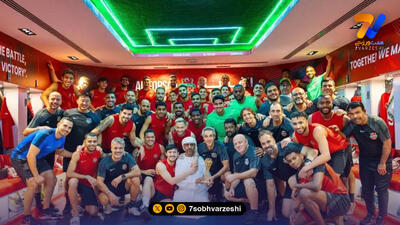 شباب الاهلی از آزمون تجلیل کرد