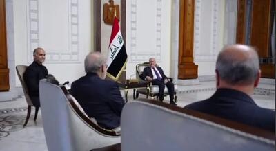 لاریجانی با رئیس جمهور عراق دیدار کرد