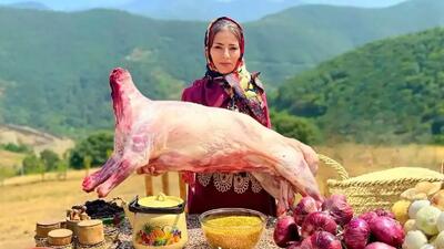 طرز پخت خورشت قیمه اصیل با گوشت گوسفند (فیلم)