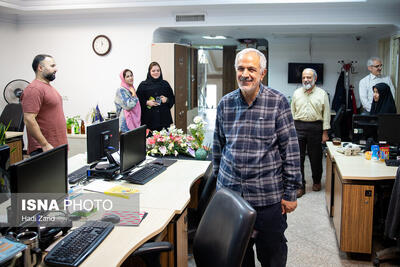 حضور احمد مسجد جامعی در ایسنا به مناسبت روز خبرنگار