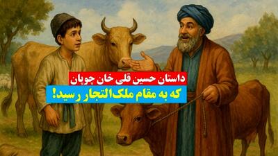 داستان حسین‌ قلی خان چوپان که به مقام ملک‌التجار رسید