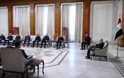 فیلم/ دیدار لاریجانی با رئیس جمهور عراق در بغداد