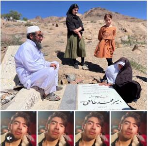 عکس: مزار دانشجوی مقتول کوی دانشگاه تهران