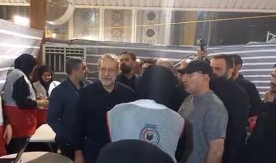 بازدید لاریجانی از مواکب خدمات رسان به زائرین در کاظمین