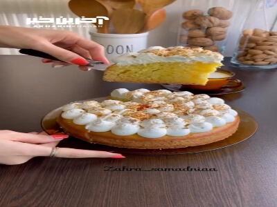 کیک خونگی بدون تخم مرغ