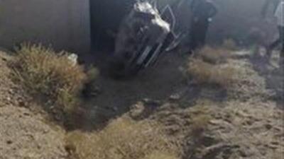 یک فوتی در حادثه واژگونی خودروی پراید در جاده فولاد آلیاژی