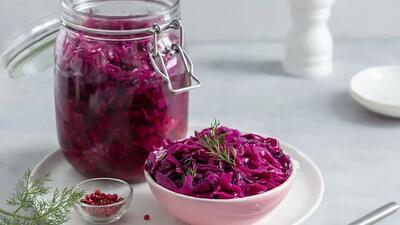 طرز تهیه ترشی کلم قرمز به روش رستورانی