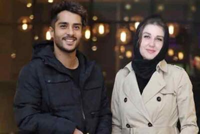 سفر زمان ؛ پسر خردسال گلوریا هاردی بازیگر پول و پارتی همراه با پدرش در باشگاه ورزشی / ماشالله چقدر زیباست این پسر کوچولو