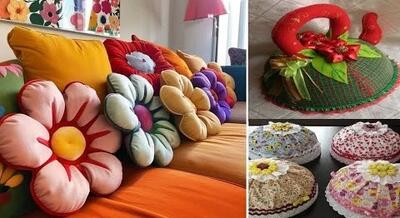 بیش از ۵۰ ایده دوخت پارچه برای وقتی که حوصله تان سر رفته/دکوراسیون منزل!