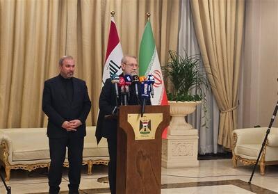 لاریجانی: حزب الله و جریان‌های مقاومت از رشد بسیار خوب فکر سیاسی برخوردارند و نیازمند قیم‌ نیستند؛ ایران هم کشوری نیست که با این بادها بلرزد /  تحلیل‌ها پیرامون مداخله ایران در انتخابات عراق دقیق نیست؛ ایران دوست هر دو کشور عراق و لبنان است و هم‌فکری دارد، اما دستوری نمی‌دهد / محور تفاهم‌نامه با کشور عراق، جلوگیری دو کشور از صدمه زدن دیگران به امنیت این دو کشور است
