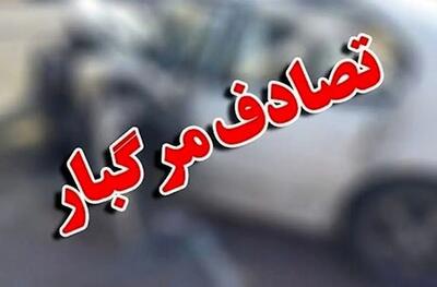 برخورد کامیون و پژو ۴۰۵ جان چهار نفر را گرفت